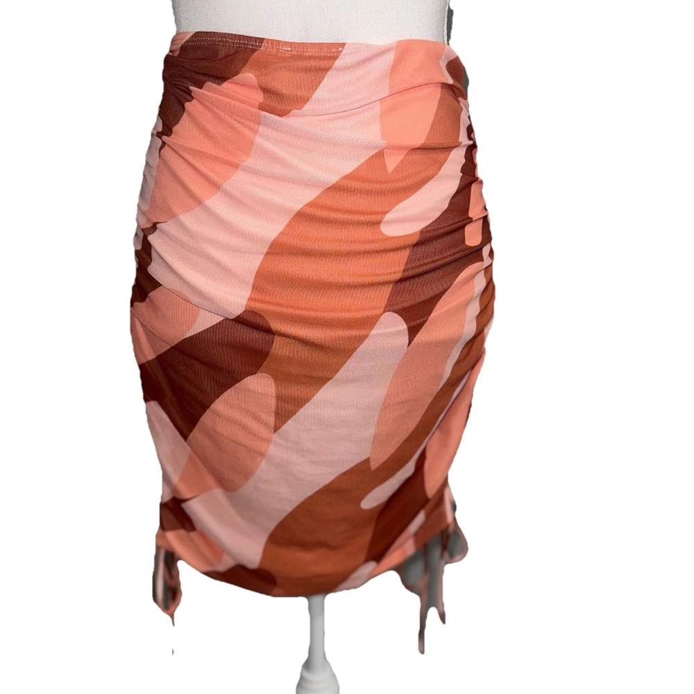 Princess Polly Peach Mini Skirt